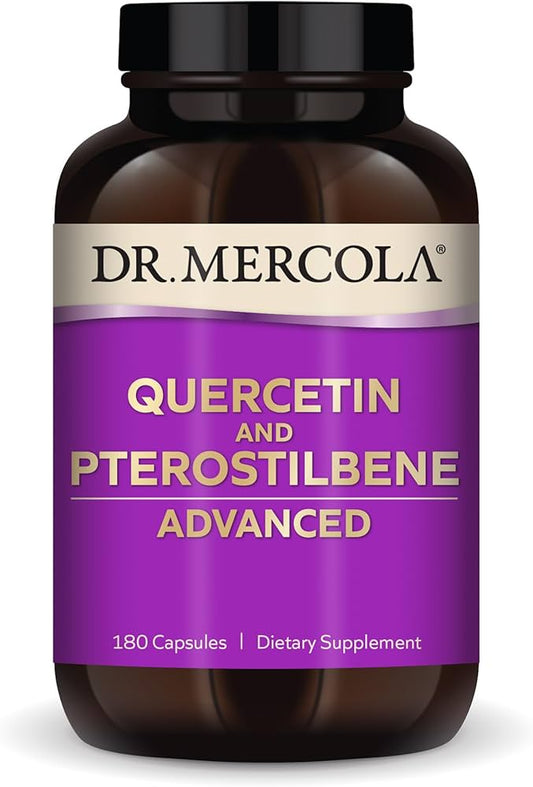 Quercetin and Pterostilbene Advanced (180 per bottle): 90-Day Supply