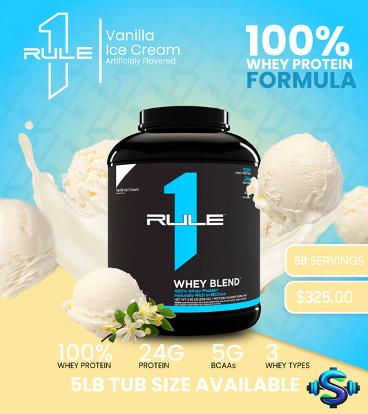 Rule 1 Vanilla Ice cream Protein Powder 5lbs